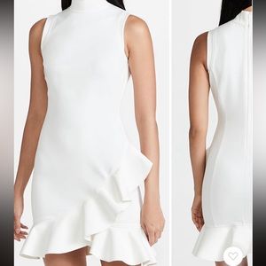 Alexis White Ruffle dress
